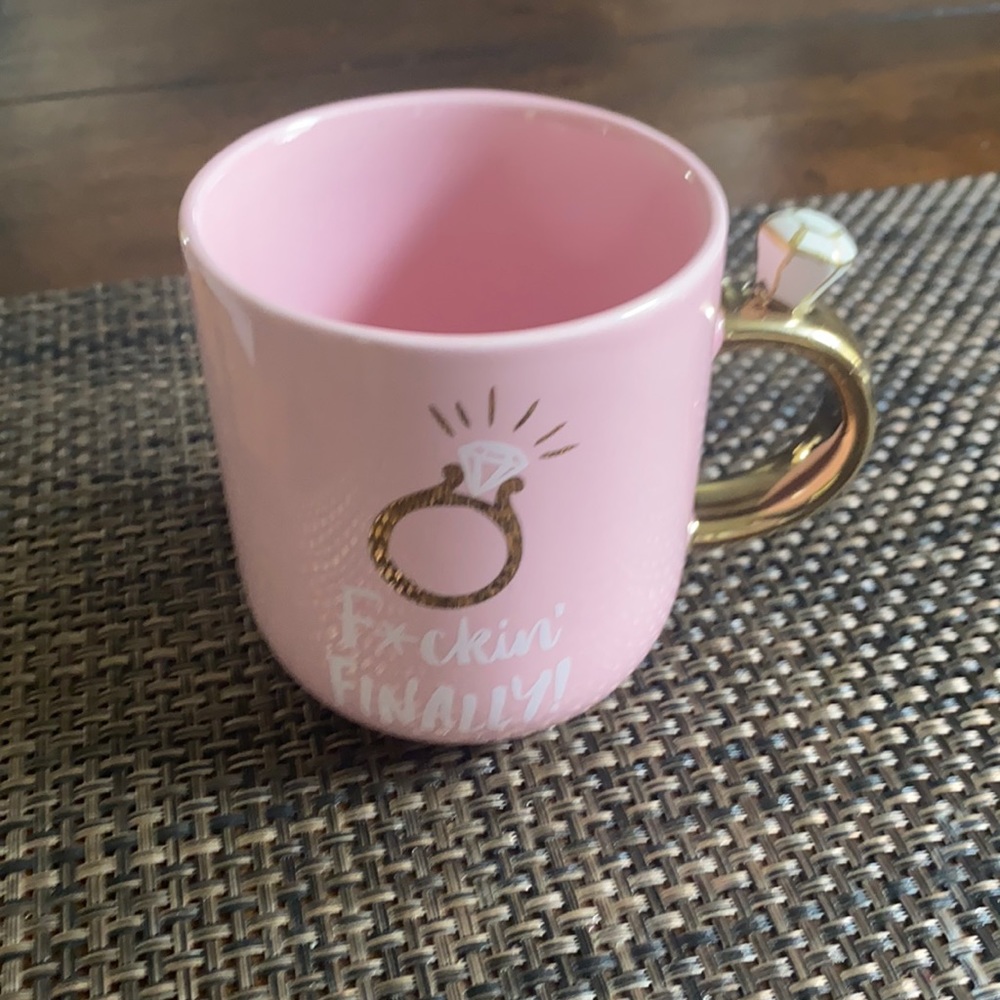 F*cking finall pink coffee mug